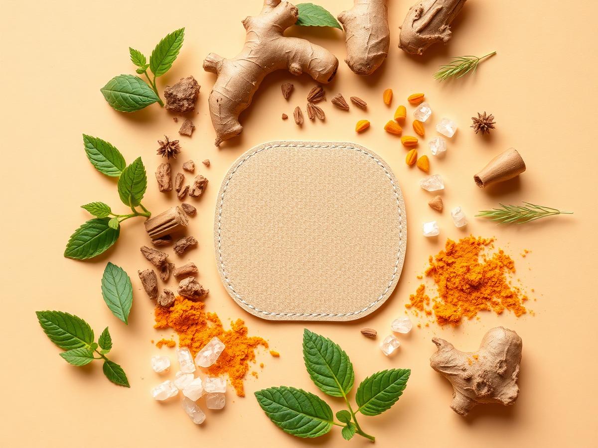 Herbal ingredients used in Valieno patches